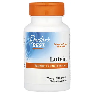 Doctor's Best (닥터스베스트), 루테인, 20mg, 소프트젤 60정