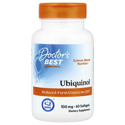 Doctor's Best (닥터스베스트), Ubiquinol, 100mg, 소프트젤 60정