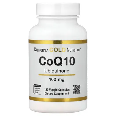 California Gold Nutrition (캘리포니아골드뉴트리션), CoQ10, USP 등급 유비퀴논, 100mg, 베지 캡슐 120정