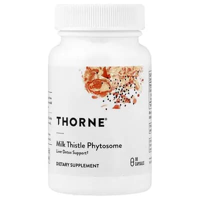 Thorne (쏜리서치), 밀크시슬 파이토솜, 캡슐 90정(캡슐 1정당 180mg)